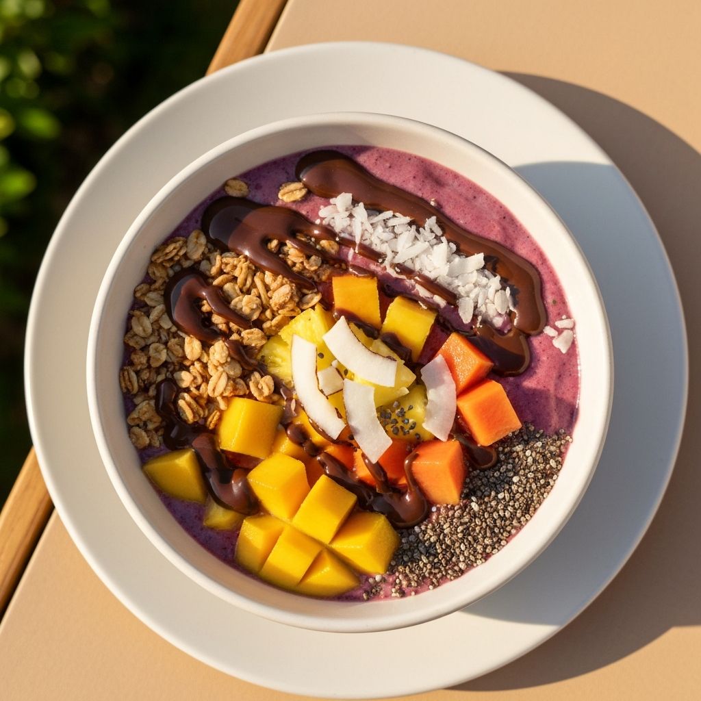 Fresh smoothie bowl