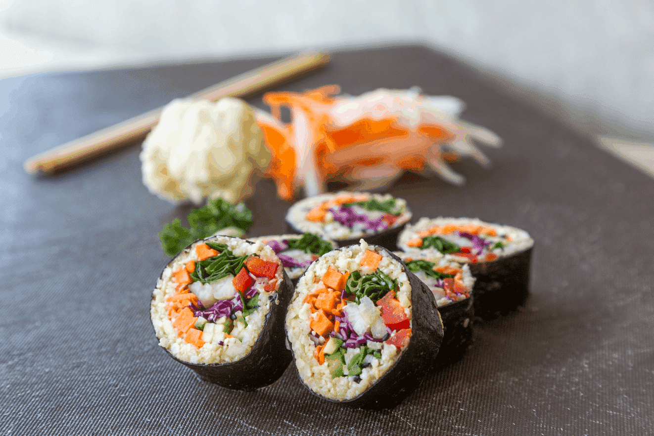 raw sushi