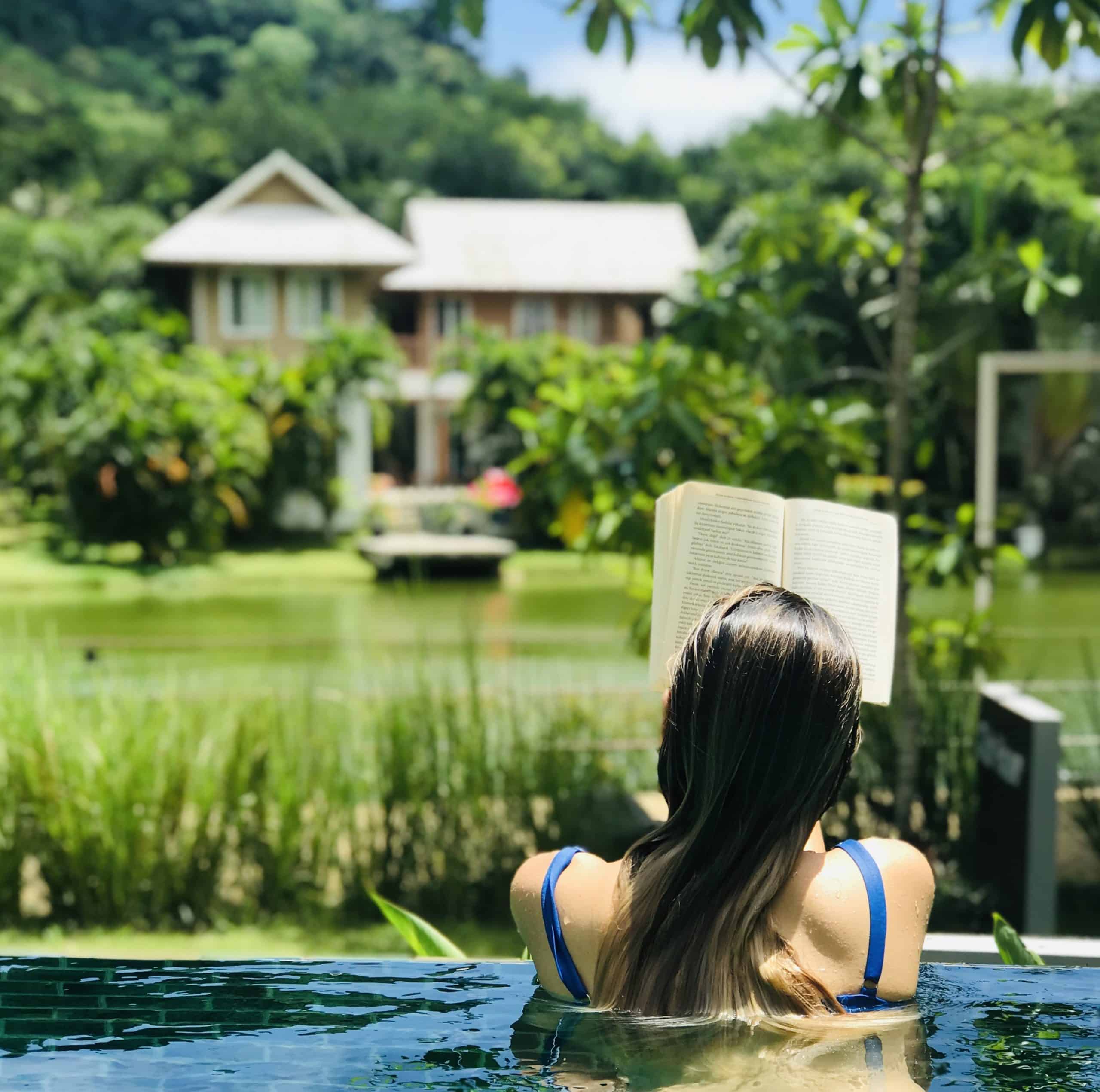 The LifeCo Phuket 4 Pool Outdoor Woman in the Pool Photo Phuket 1 scaled