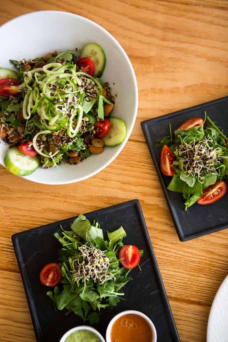 Elegant raw vegan appetizer