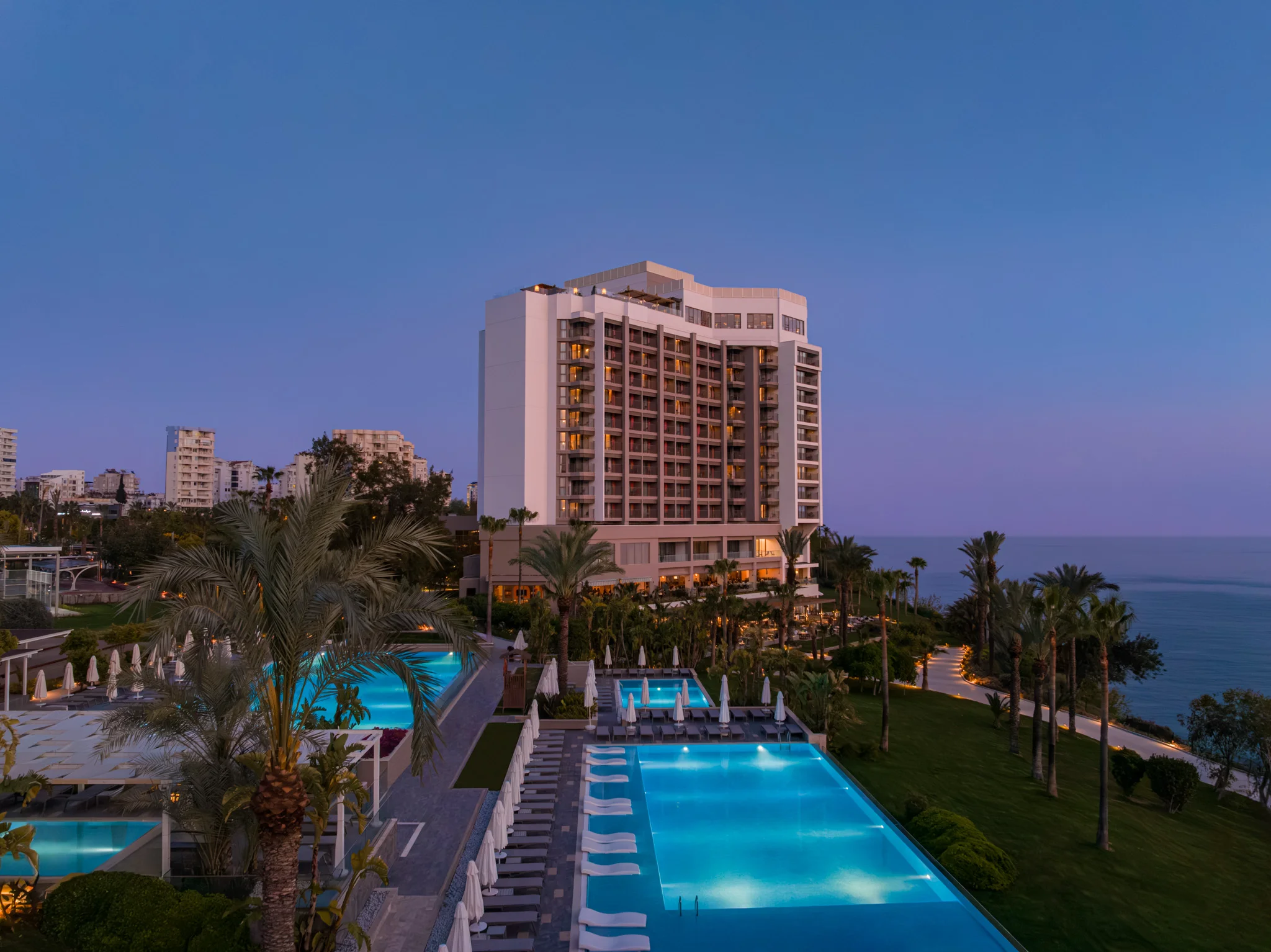 Akra Antalya resort aerial view