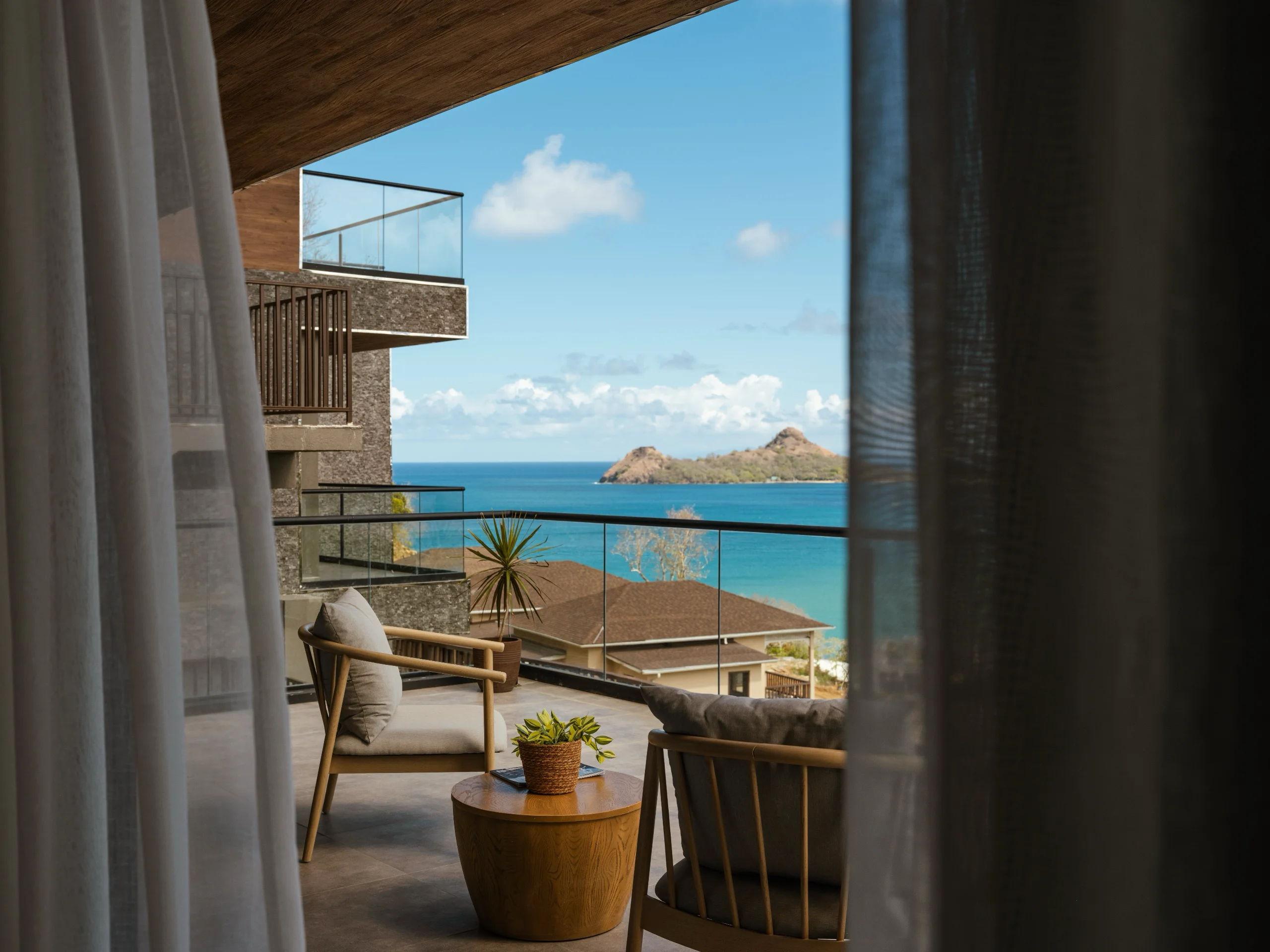 TheLifeCo St. Lucia pool and sea view