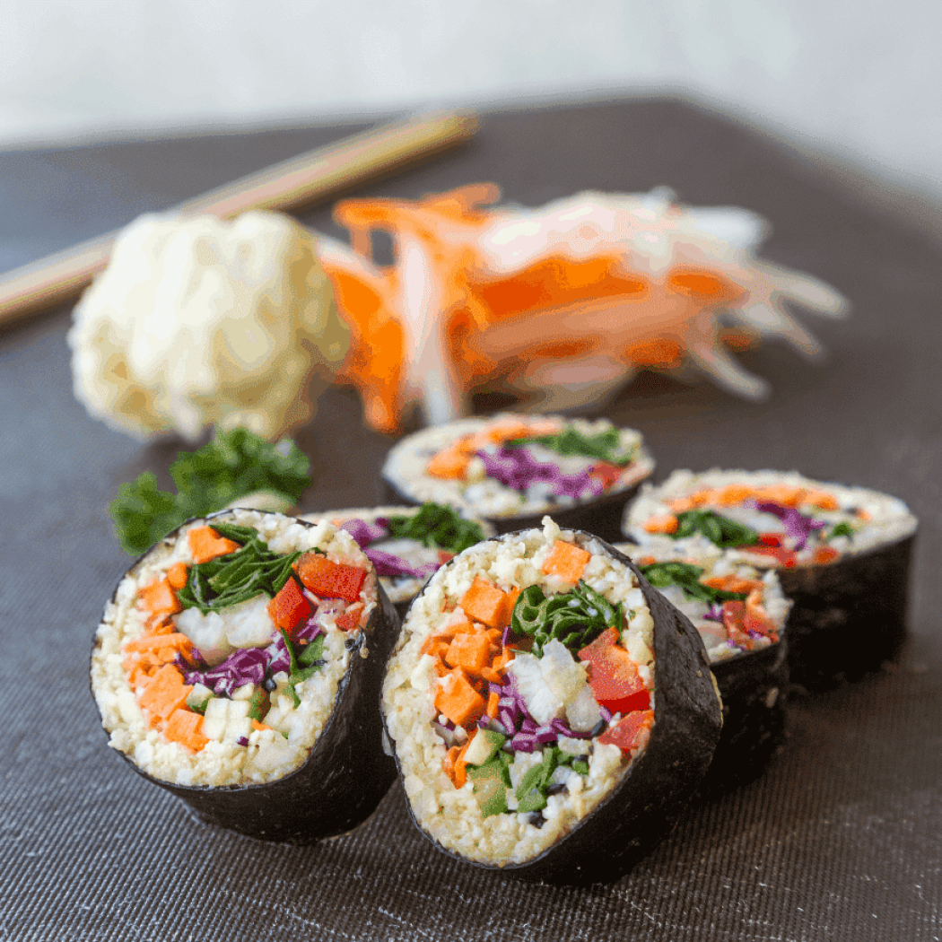 raw sushi